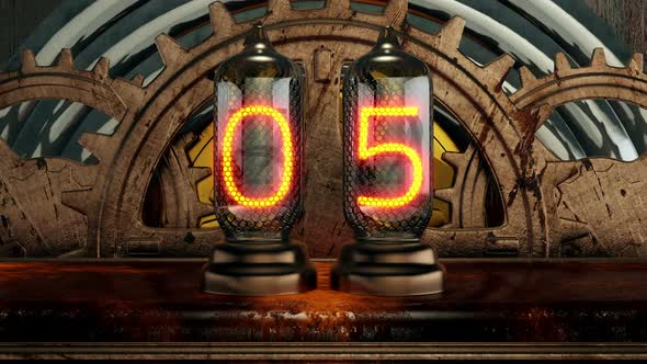 Steampunk Tube Countdown