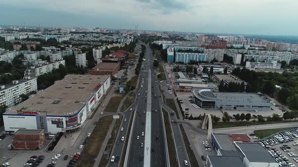 Urban View of the Highway