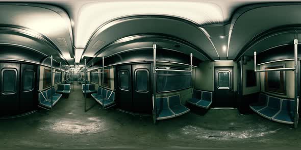 VR360 Old Underground Subway Metro Wagon alt