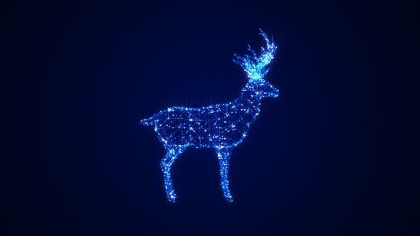 Deer 3D Hologram