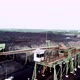 Port Service at Coal Mining Aerial View - VideoHive Item for Sale