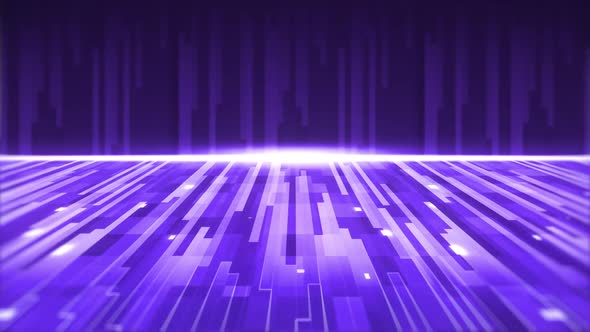 Animation of a group of purple parallel light trails alt
