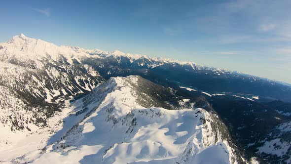 Mt Shuksan Baker Lake North Cascades Aerial Birds Eye View