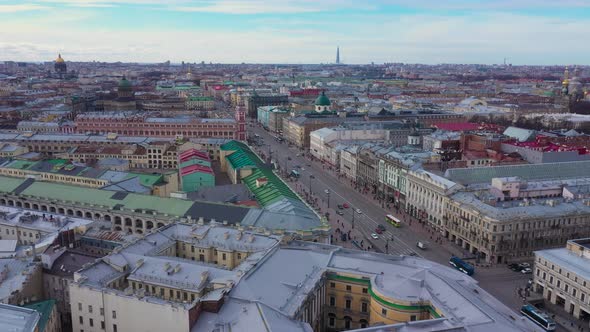 Saint-Petersburg. Drone. View from a height. City. Architecture. Russia 45