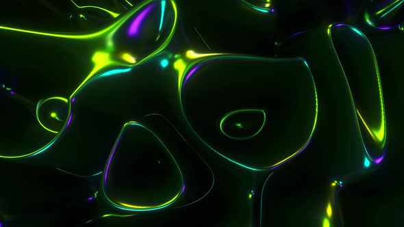 Holographic Oil Surface Background