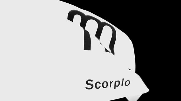 Scorpio Zodiac Flag