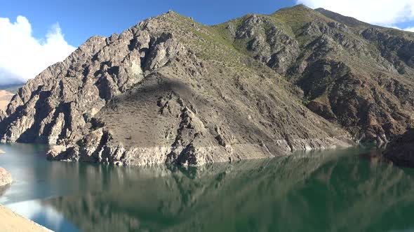 Decreased Water Level in Rocky Dam Lake