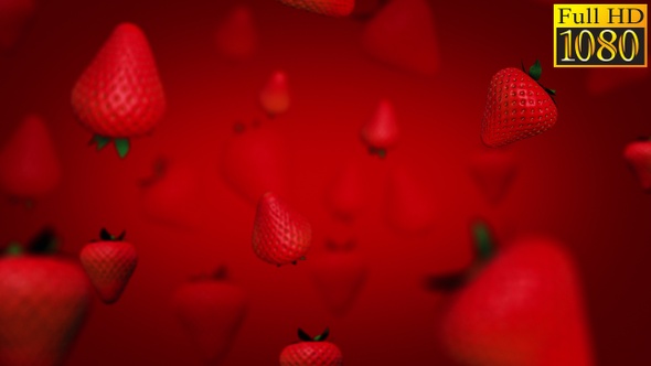 Strawberry And Berry Background Loops Pack V1