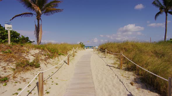 Beach walkway