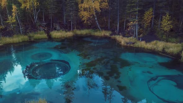 Geyser Lake Altai