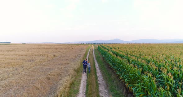 Two Farmers On Farm Agriculture