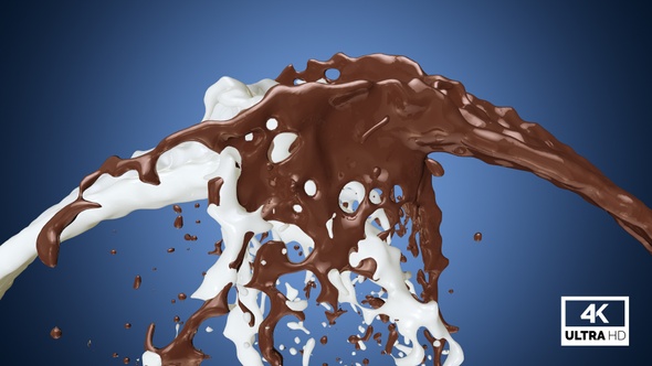 Milk And Chocolate Splash Collision alt