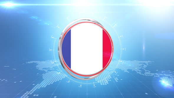France Flag Transition