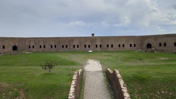 ancient MECİDİYE bastion in ERZURUM