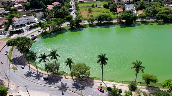 Pampulha lake at downtown Belo Horizonte Minas Gerais Brazil