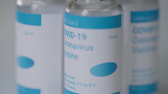 4K Covid Vaccine Close-Up