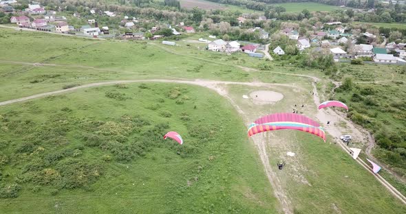 Paragliding in the Mountains