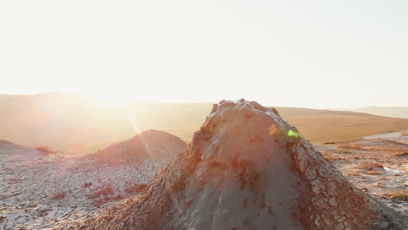 Circle Around Mud Volcanoe 