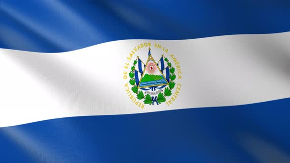 Flag of The El Salvador