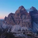 Aerial view of the mountains at sunset, Dolomites. Italy - VideoHive Item for Sale