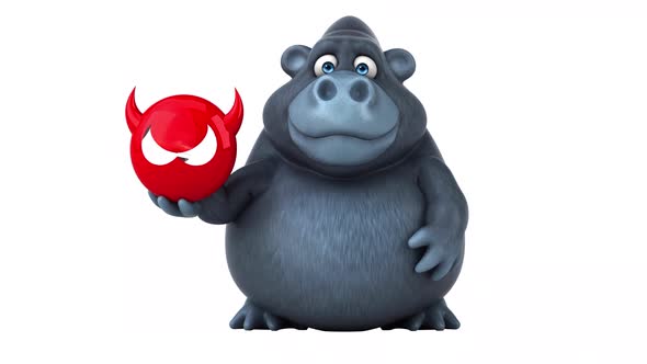 Fun gorilla - 3D Animation