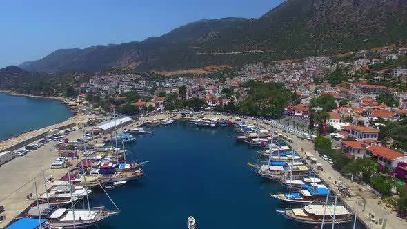 Kas Antalya Turkey Aerial Vew 