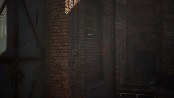 Abandoned Factory Empty Because of the Coronavirus Covid19 Epidemic alt