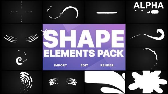 Shapes Collection | Motion Graphics Pack
