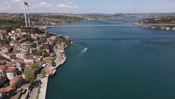 Istanbul Bosphorus Fatih Sultan Mehmet bridge