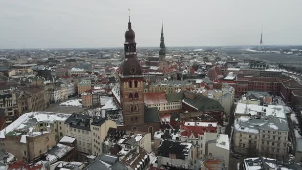 Winter old Riga