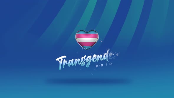 Transgender Gender Sign Background Animation 4k