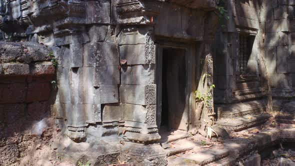 Actor Coming Out of the Temple