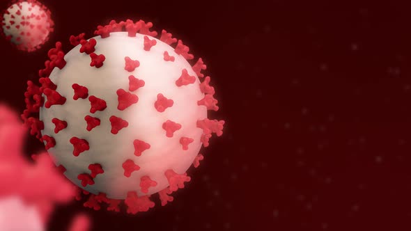 Coronavirus Background Red (Covid-19 ) Version 3 alt