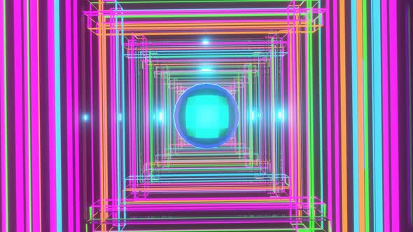 Vj loop. Abstract Background rotates and shimmers in different colors.