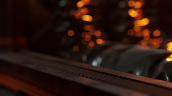 Futuristic Motion Background or Cyber Surface with Metal and Lights alt