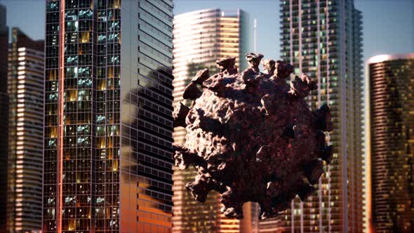 Empty City Caused By Quarantine As a Result of Coronavirus Infection alt