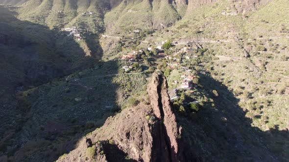 Famous tourist attraction in Tenerife - Masca village, Canary Islands, Spain