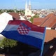 Croatian Flag in Zagreb Skyline - VideoHive Item for Sale