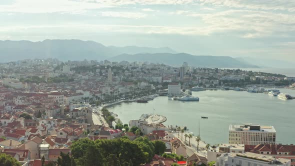 Aerial View Split Croatia