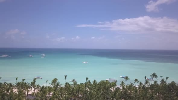 Caribbean Beach Drone Blue Water