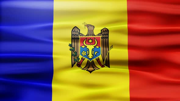 Moldavia Flag Waving