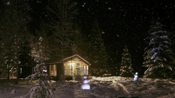 Winter Fairy Tale or A House in the Forest