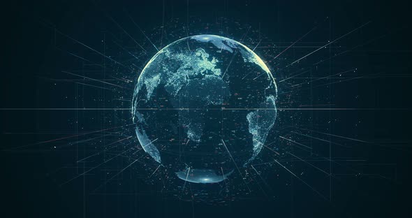 Digital Data Globe 01