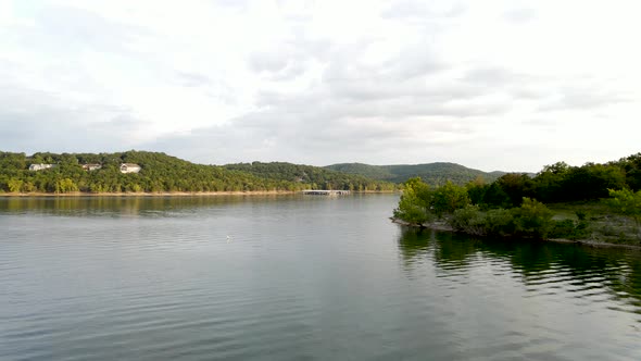 Missouri - Table Rock Lake State Park. Popular American Tourist Spot. Drone Aerial View