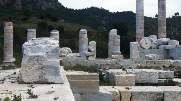 Temple Of Artemis At Sardes Lydia Ancient Historical City In Salihli Manisa Turkey 17