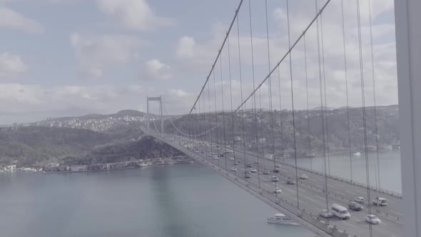 Bosphorus Bridge and traffic