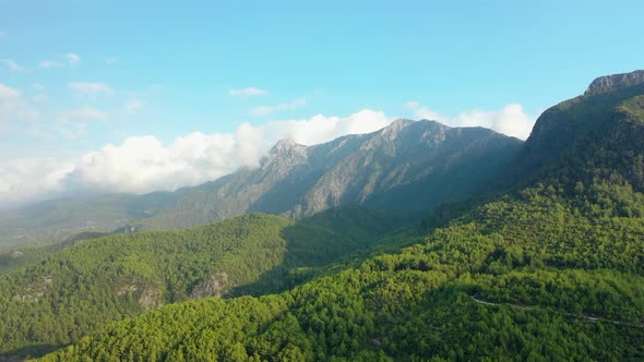 River in the Mountains of Alanya Turkey