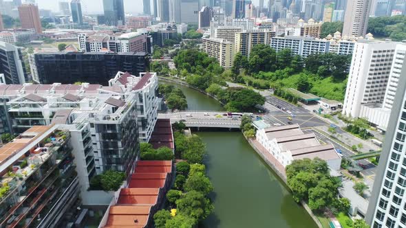 Singapore River Aerial