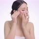 Close Up Beauty Face Asian Woman With Fresh Clean Skin Using Eye Pad, Eye Care Treatment. - VideoHive Item for Sale