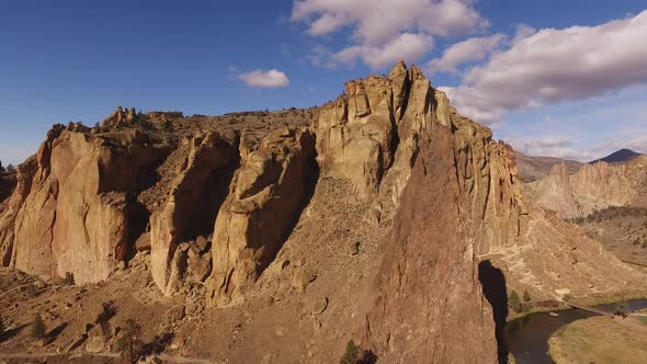 Aerial view of Smith Rock, Oregon